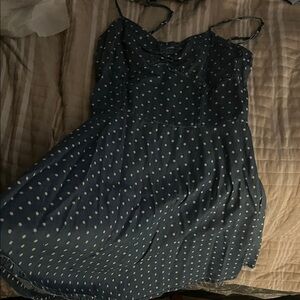 Blue Polka Dot Dress